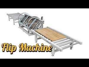 Automatic 360° Flip Machine For Wood Panel As Preparation in Sanding Production With Vacuum Absorbe