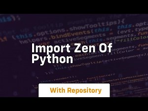 import zen of python