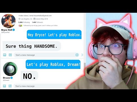 I asked FAMOUS PEOPLE to play Roblox with me