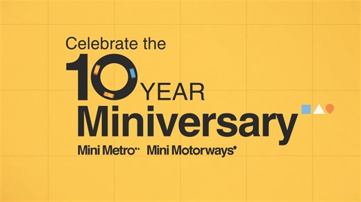 Mini Motorways gets New Crossover Map for 10th Miniversary Celebration - Try Hard Guides
