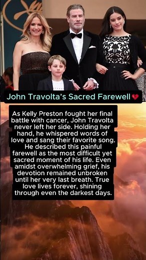 John Travolta’s Sacred Farewell💔