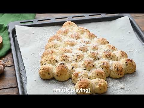 Christmas Tree Pull Apart Bread