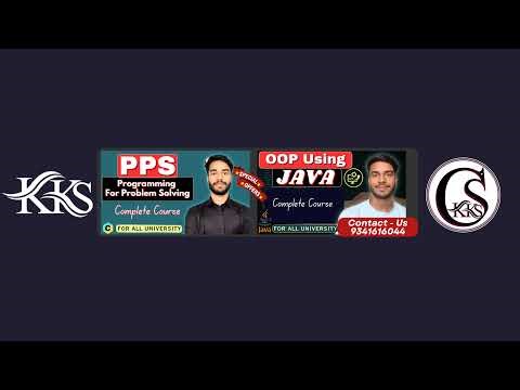 PPS Maha Revision | Semester Exam | C language | Programming for Problem Solving | Important Topics