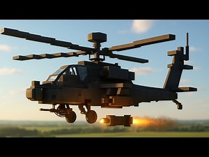 Minecraft Apache Kampfhubschrauber Tutorial – Schritt für Schritt Bauanleitung!
