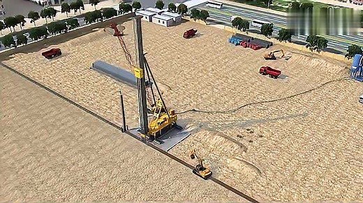 SMW工法施工流程动画演示！就是这么优秀！｜授权转载自施工者大家庭