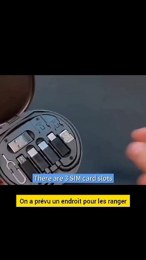 Découvrez la Boîte Compacte Multifonction 9 en 1 l’accessoire indispensable pour ceux qui aiment allier élégance et praticité au quotidien. Conçue pour simplifier votre vie, elle réunit en un seul produit un miroir, des câbles adaptables(Type-C, Lightning, USB, Micro USB), un espace de rangement pour cartes SIM et SD, ainsi qu’un support téléphone discret et stable. Fini les câbles emmêlés, les adaptateurs perdus et les accessoires éparpillés : cette boîte intelligente garde tout à portée de mai