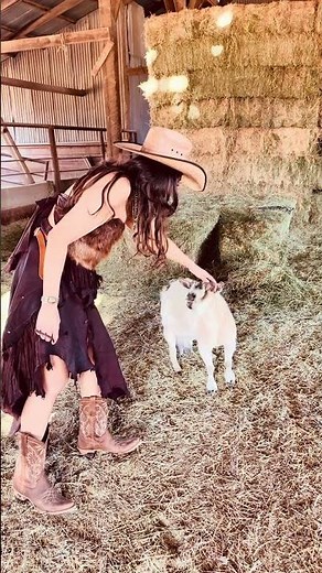 Dancing on Hay with a Goat 🐐💃 | Joy Is Medicine (Ella Langley Vibes)