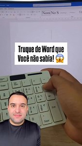Truque de Word que você não sabia 😱 . #dicas #tecnologia #computador #pc #word #lukasttech | Lukasttech