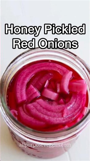 Hot Honey Pickled Red Onions using ‪@mikeshothoney‬ #condiments #pickledonion #picklerecipe