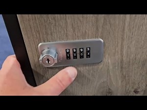 Cabinet Combination Lock Tutorial, Lock Connection Part #DL-002
