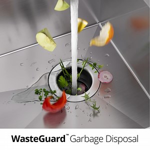 Equipped with a 3,800 RPM, 3/4 horsepower motor, the Kraus WasteGuard™ https://bit.ly/3AjCHpV Garbage Disposal takes power and efficiency to a whole new level. Food scraps don't stand a chance. | Kraus USA