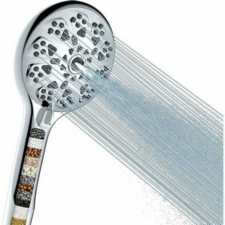 Revitalizing Shower Experience, 5-stage Filter System for Hard Water, Non-toxic And Lead-free Handheld Shower Head with High Pressure and Multiple Spray Modes, Removes Chlorine - Walmart.ca