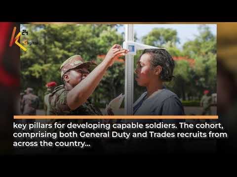 KDF welcomes new cohort at Eldoret Training School