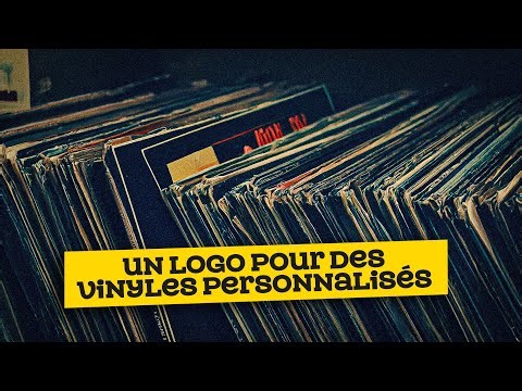 On crée un logo pour des vinyles personnalisables