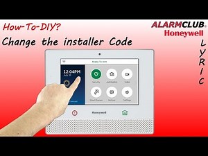 Honeywell Lyric Security System - How to Change the Installer Code?