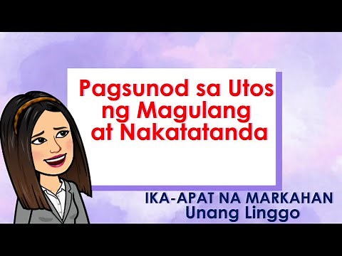 Quarter 4 Week 1 Module 1 Video for ESP - MELC Based Lesson (Grade 1)