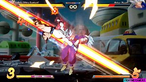 Goku Ultra Instinc Vs Gohan Beast - Dragon Ball Fighter Z Epic manga fight | Fighting Gamers