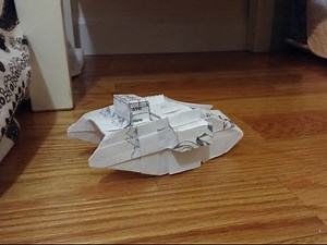Origami ww1 British tank part 1 of 3