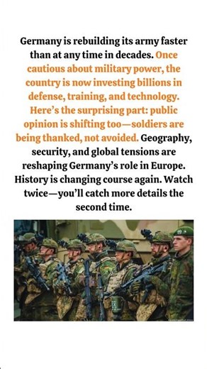 Why Germany Is Rebuilding Its Army