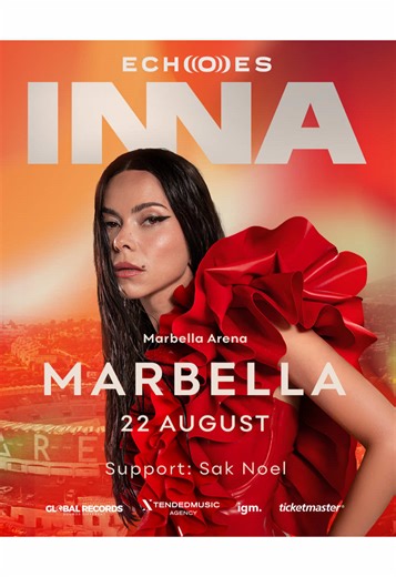 INNA Regresa a Marbella para un Concierto Imperdible