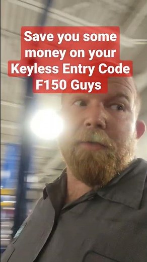 Save you some money on your Keyless Entry Code F150 / FSuper Duty Guys also