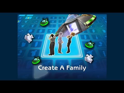 Abducted by Aliens in Create a Sim + Ghosts (The Sims 2, Create a Sim Experiments)