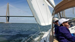 Incredible sailing this week, 70s and even 80 on Friday. Cooling down a bit for the weekend but beats blizzard conditions in the midwest! Www.charlestonsailingcharters.com | Charleston Sailing Charters | Facebook
