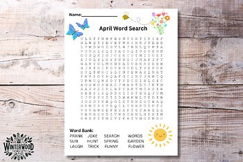 April Fools' Impossible Word Search | Fun Classroom Prank Activity