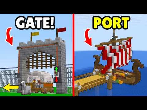 ⁉️10 Ways To Make Your Village PERFECT! [Minecraft]