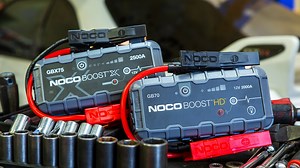 Check out these two jump starters from NOCO. The GB70 and GBX75 Jump Starter are smart, safe design. Easy to use and portable power supplies. Get the full specs and more at the links below. GB70 https://sydneytools.com.au/product/noco-gb70-12v-2000a-boost-jump-starter GBX75 https://sydneytools.com.au/product/noco-gbx75-12v-2500a-ultrasafe-lithium-jump-starter Noco Range https://sydneytools.com.au/category/by-brand/noco #welovetools #teamsydneytools #noco | Sydney Tools