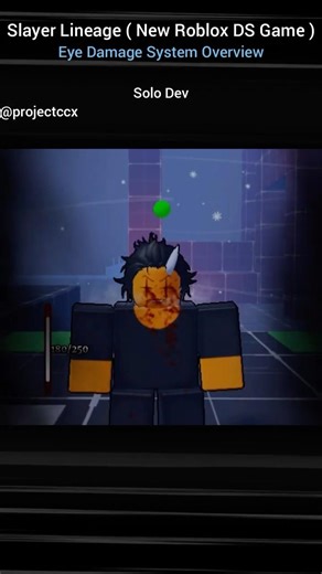 Slayer Lineage : Eye Slash System #demonslayer #roblox #entertainment #fyp #shorts #anime
