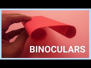 How to Make origami binoculars (toy) by origami world