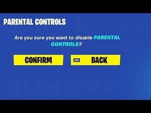 How to disable parental control in Fortnite 2020