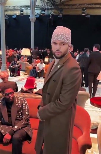 When Chris Brown decides to be a MODEL 🔥 #shorts