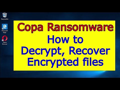 Copa virus (ransomware). How to decrypt .Copa files. Copa File Recovery Guide.