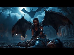 The Alien Vampire Woman's Bite Was Fatal, But This Time it Brought The Human Warrior Back To Life