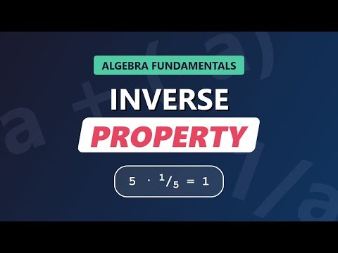 Properties of Real Numbers: Inverse Property (Additive & Multiplicative) - Algebra Basics