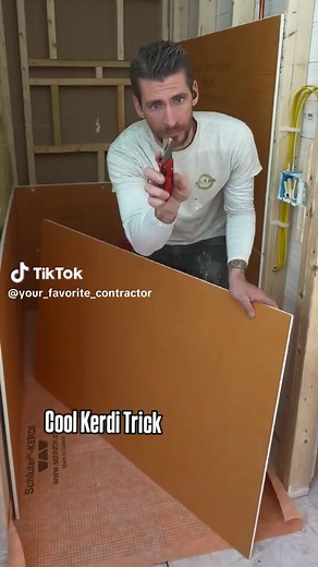 Cool Trick for Installing Waterproof Shower Walls