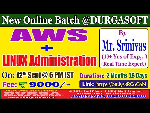 AWS + LINUX Administration Online Training @ DURGASOFT