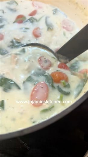 Creamy Rotisserie Chicken Tortellini Soup Ingredients • Meat from 1 rotisserie chicken, shredded • 2–3 handfuls baby spinach • 1 carton chicken broth (32 oz) • 2 cups milk • 1 cup water • 1 (20 oz) package refrigerated tortellini (cheese or pesto) • 1 package instant mashed potatoes (the flakes – this thickens the soup) • 1 pint cherry or grape tomatoes, halved • Salt and pepper, to taste Instructions 1. In a large pot or Dutch oven, add the chicken broth, milk, and water. Bring to a gentle simm