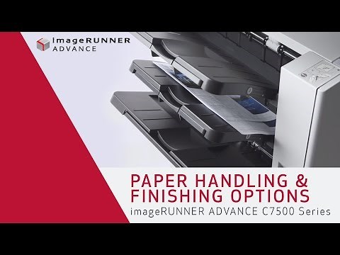 Paper Handling and Finishing Option - imageRUNNER ADVANCE C7500 Series