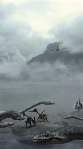 pleiosaur, the marine reptile that ruled late triassic era #prehistoric #prehistoriccreatures