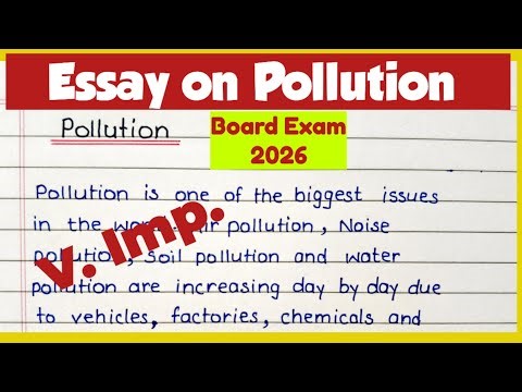 Essay on Pollution in English|Pollution Essay|EssayWriting#pollution#pollutionessay