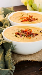 CREAMY CAULIFLOWER SOUP ✨ Whole30, Paleo, gluten-free dairy-free, nut-free, egg-free, with Keto, Vegan and Instant Pot options! This wonderfully creamy soup is a go-to for us to get in lots of veggies. The creamy texture is kid friendly and similar to that of a potato soup, with a more nutrient dense cauliflower base. And TRUST me on the delicious “not weird” flavor of this one 😉. I don’t like the flavor of cauliflower! Bookmark to make this week and share with a friend who would love this too!