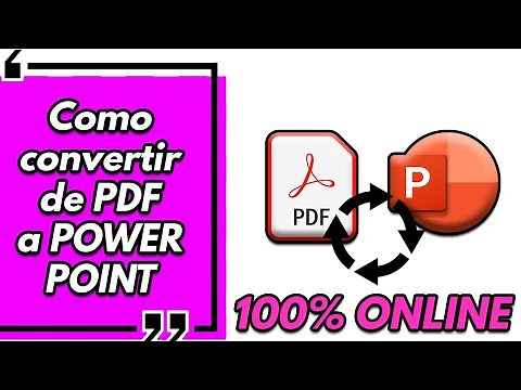 ➡️ Cómo CONVERTIR de PDF a POWERPOINT || Fácil, Gratis y Sin Programas (2026)