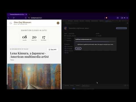 Checking the Lighthouse report #lighthouse #website #testing