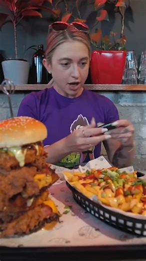 For our first challenge in the Brisbane area, we visited Hashtag Burgers & Waffles in Fortitude Valley to take on their giant Hashtag Burger Challenge! | Katina Eats Kilos