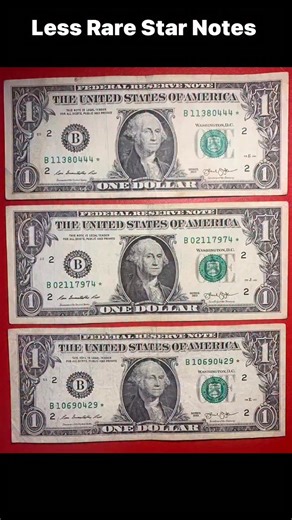 Hi everyone, these are the Star Notes Series that are considered to be less rare. Less rare Star notes are not considered to be collectible for myself but you can collected them for your collection. It can be worth a few bucks over its face value in an uncirculated condition but advanced collectors will not buy them though unless they had an errors on them. For more details, you can research them online and/or you can consult with PCGS, PMG and NGC experts for further assistance. If you like it,