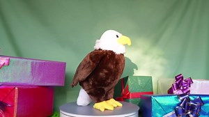 WEIGEDU American Hawk Eagle Stuffed Animals, Eagle Plush Toys for Boy Girl Kids Birthday, 12 inches