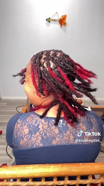 Ruby Red Hair Transformation with Adore Dye